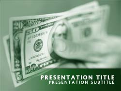 Free Money PowerPoint Template Title Master