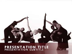 Free Dance PowerPoint Template Title Master