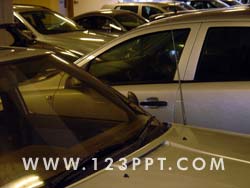 Car Park Detail Photo Image