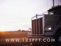 Lorry Truck on Highway Photo Image