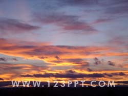 Autumn Sunset Photo Image
