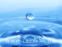 Water Drop in Pool Photo Image