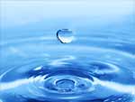 Water Drop in Pool presentation photo