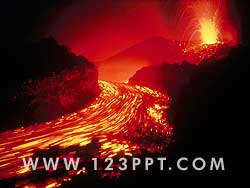 Volcana & Lava Photo Image