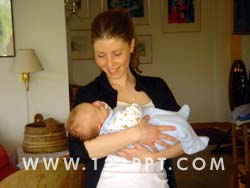 Mother & New Born Baby Photo Image