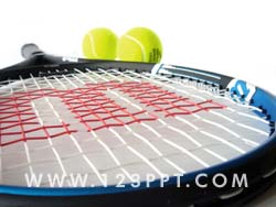 Tennis Racket & Balls Photo Image