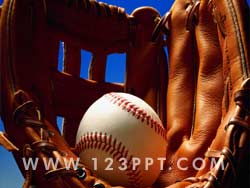 Baseball & Pitchers Glove Photo Image