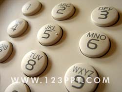 Telephone Buttons Detail Photo Image