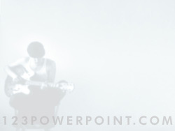 Playing Guitar powerpoint background