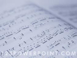 Sheet Music powerpoint background