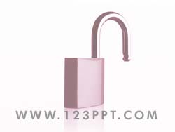 Security Padlock powerpoint background