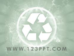 Recycling powerpoint background