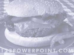 Homemade Burger powerpoint background