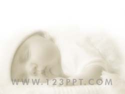 Baby Sleeping powerpoint background