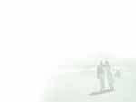 Beach Walk PowerPoint background