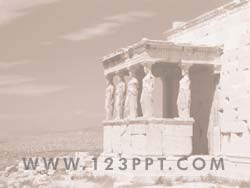 Akropolis of Athens powerpoint background