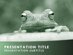 Frog Title Master slide design