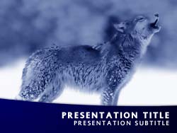 Wolf Howling Title Master slide design