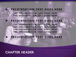 Cinema Movie Audience Slide Master slide design