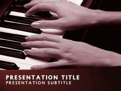 Classical Music Title Master slide design