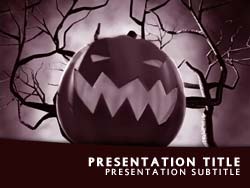 Halloween Title Master slide design