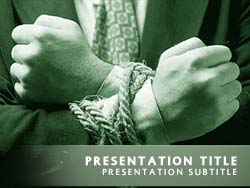 Hands Are Tied powerpoint template
Title master powerpoint slide design