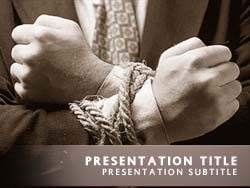 Hands Are Tied powerpoint template
Title master powerpoint slide design
