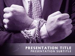 Hands Are Tied powerpoint template
Title master powerpoint slide design