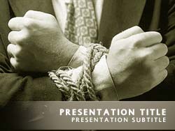 Hands Are Tied powerpoint template
Title master powerpoint slide design