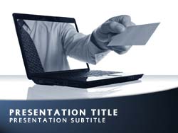 Powerpoint Free Online on Royalty Free Online Business Powerpoint Template In Blue