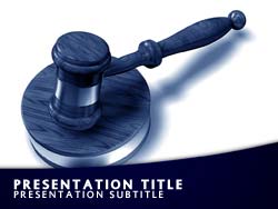 Law Title Master slide design