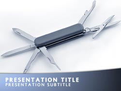 Swiss Army Knife Title Master slide design