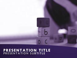 Early Learning powerpoint template
Title master powerpoint slide design