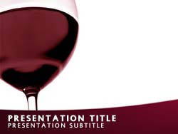 Wine Title Master slide design