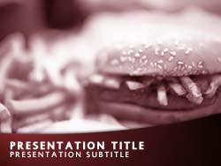 Fast Food Junk Food powerpoint template
Title master powerpoint slide design