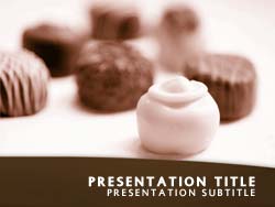 Chocolates Title Master slide design