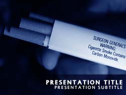 Smoking Tobacco Kills powerpoint template
Title master powerpoint slide design