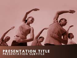 Physical Exercise powerpoint template
Title master powerpoint slide design