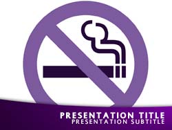 Stop Smoking powerpoint template
Title master powerpoint slide design