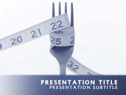 Calorie Controlled Diet Title Master slide design