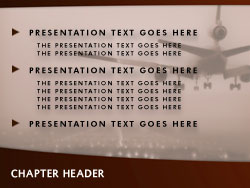 Commercial Airline Plane powerpoint template
Slide master powerpoint slide design