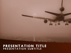 Commercial Airline Plane powerpoint template
Title master powerpoint slide design