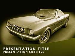 Ford Mustang Car Title Master slide design
