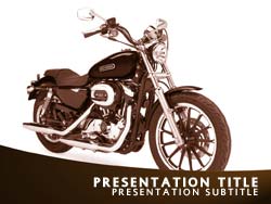 Harley Davidson Title Master slide design