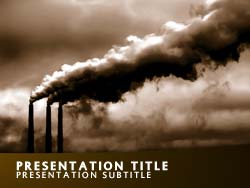 Pollution Title Master slide design