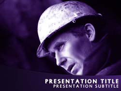 Engineer & Hard Hat powerpoint template
Title master powerpoint slide design