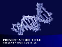 DNA Double Helix Title Master slide design