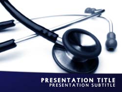 Stethoscope Title Master slide design