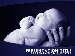 New Born Baby Title Master slide design