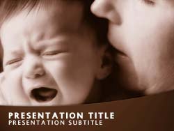 Mother & Baby Title Master slide design